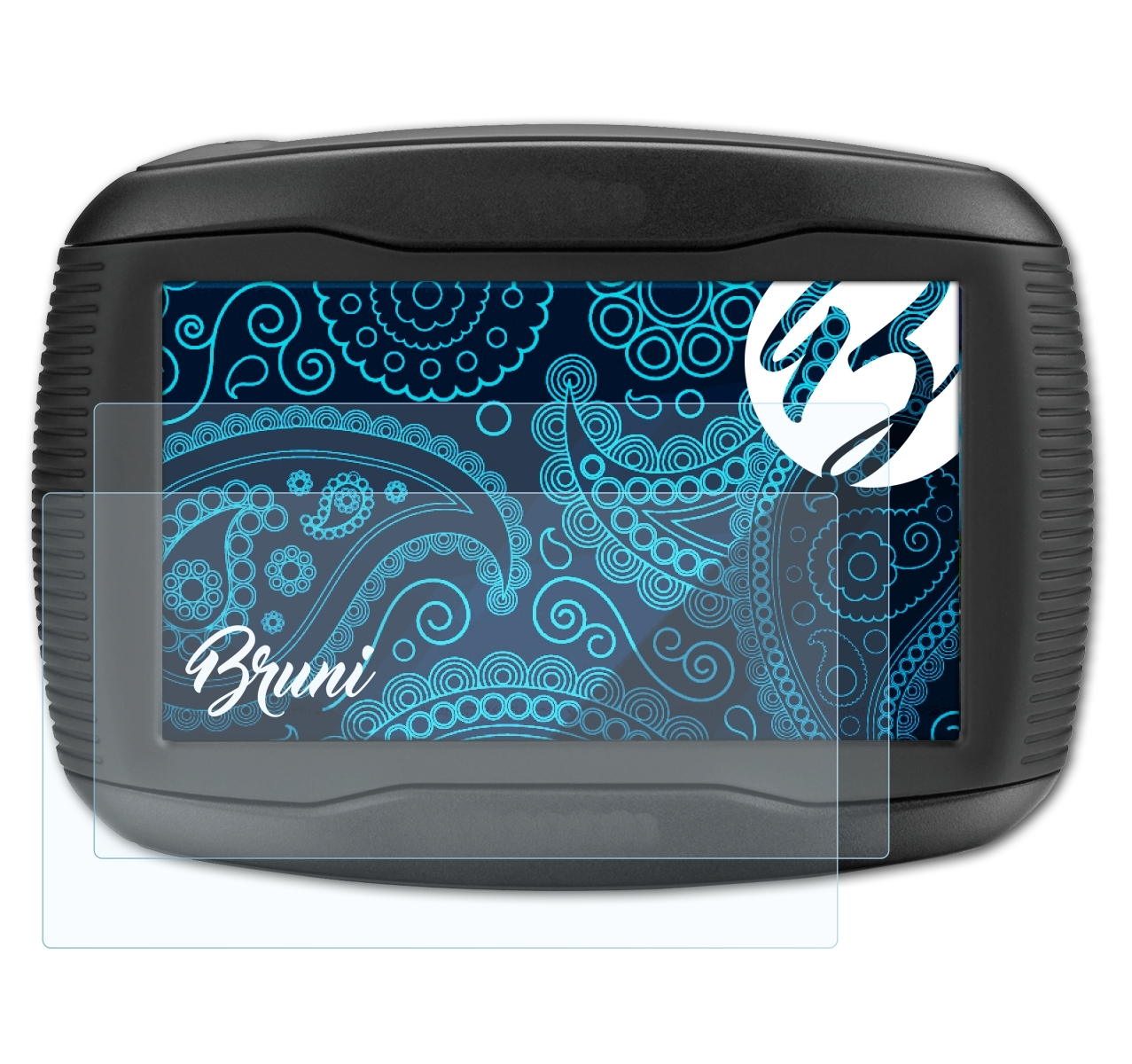 Garmin BRUNI 2x Basics-Clear CE) Zumo 340LM Schutzfolie(für