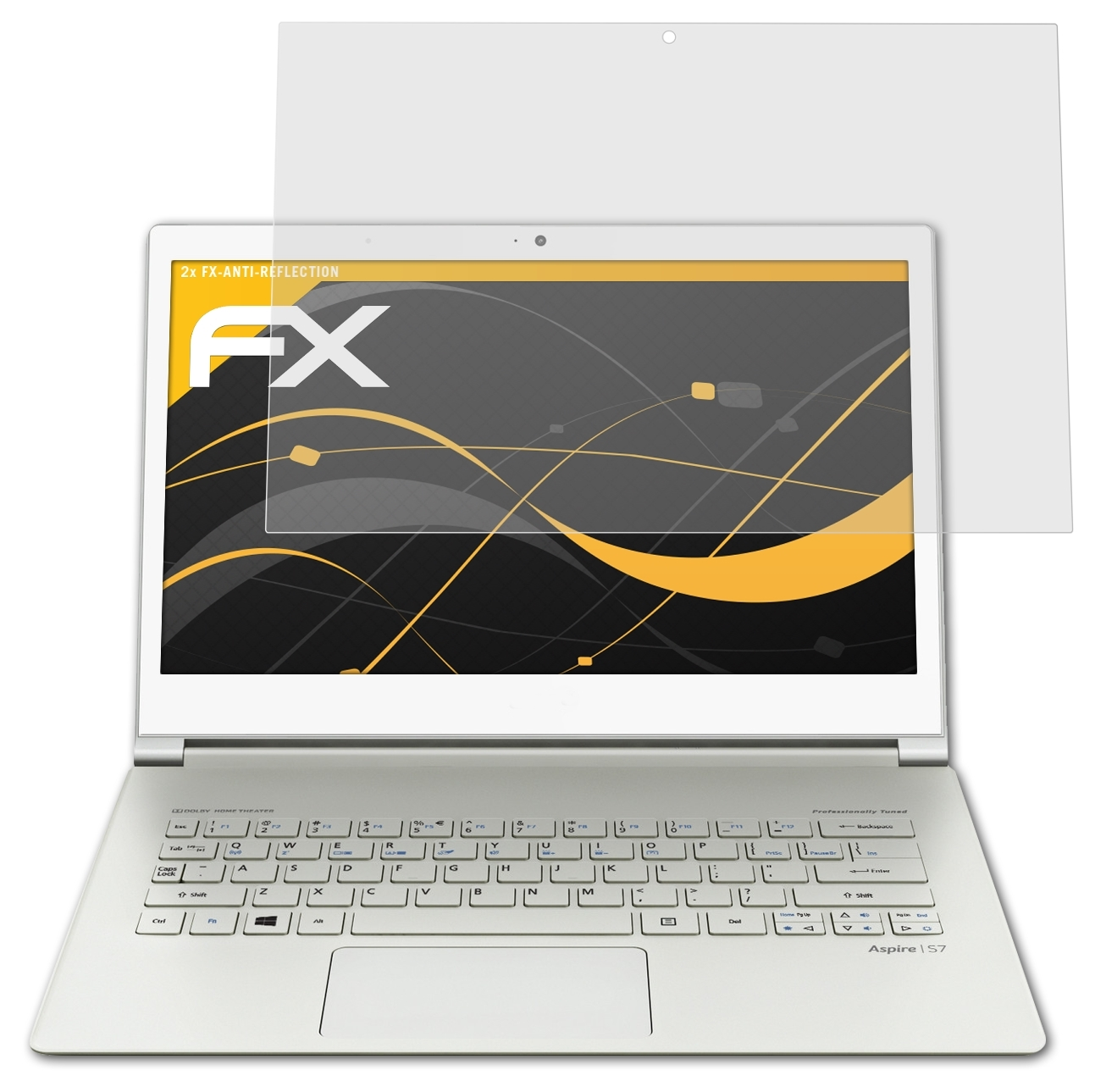 Displayschutz(für FX-Antireflex 2x Acer ATFOLIX S7-191) Aspire