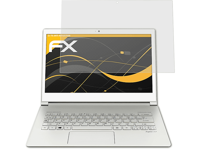 ATFOLIX 2x Aspire FX-Antireflex Displayschutz(für S7-191) Acer