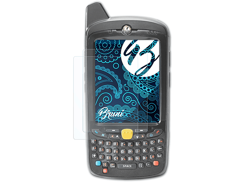 BRUNI 2x Basics-Clear Schutzfolie(für MC67) Motorola