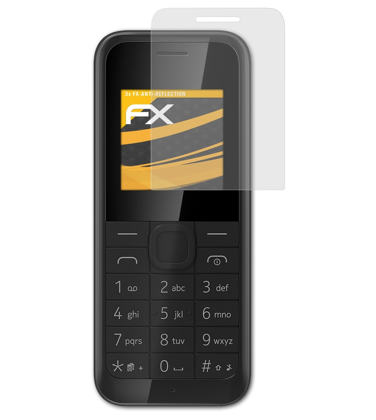 Displayschutz(für FX-Antireflex ATFOLIX 3x Nokia 105)