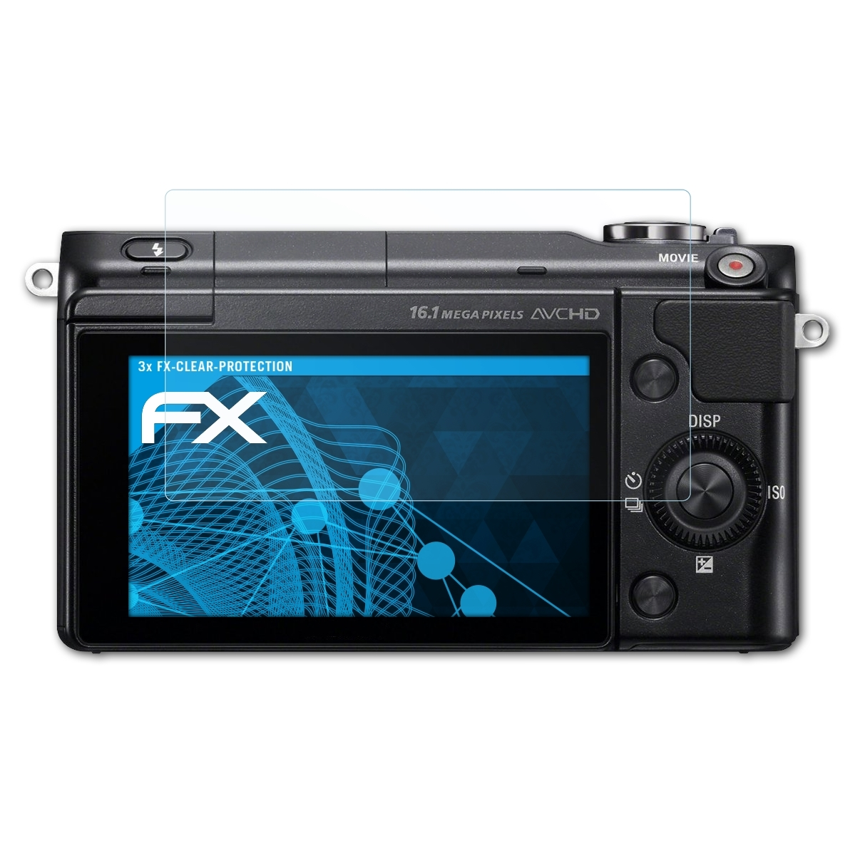 ATFOLIX 3x FX-Clear Displayschutz(für Sony NEX-3N)