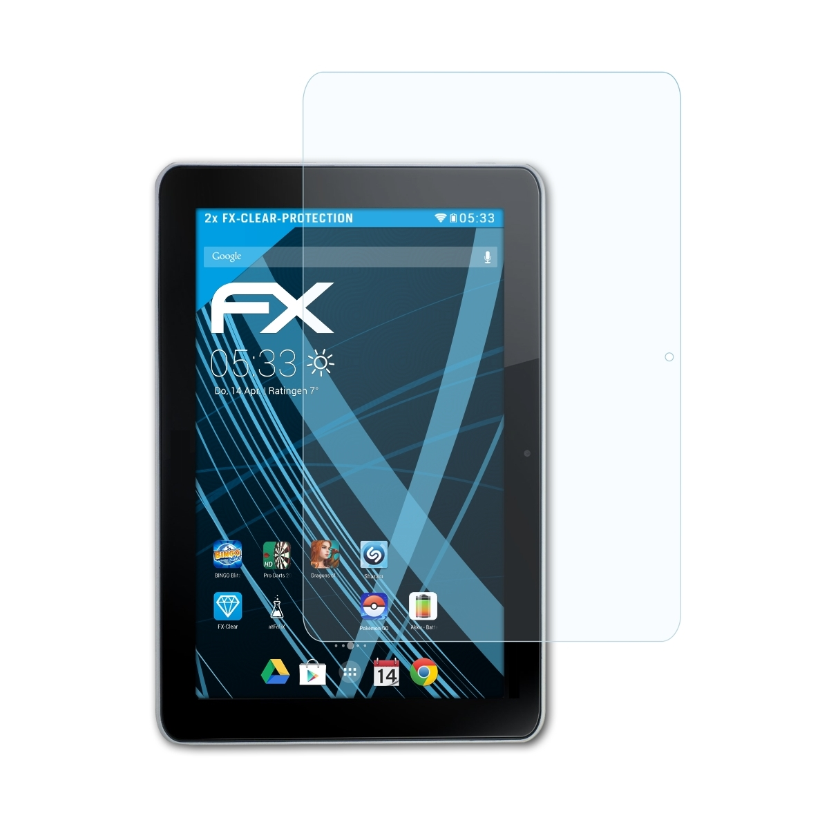 ATFOLIX 2x FX-Clear Displayschutz(für Acer Iconia A210)