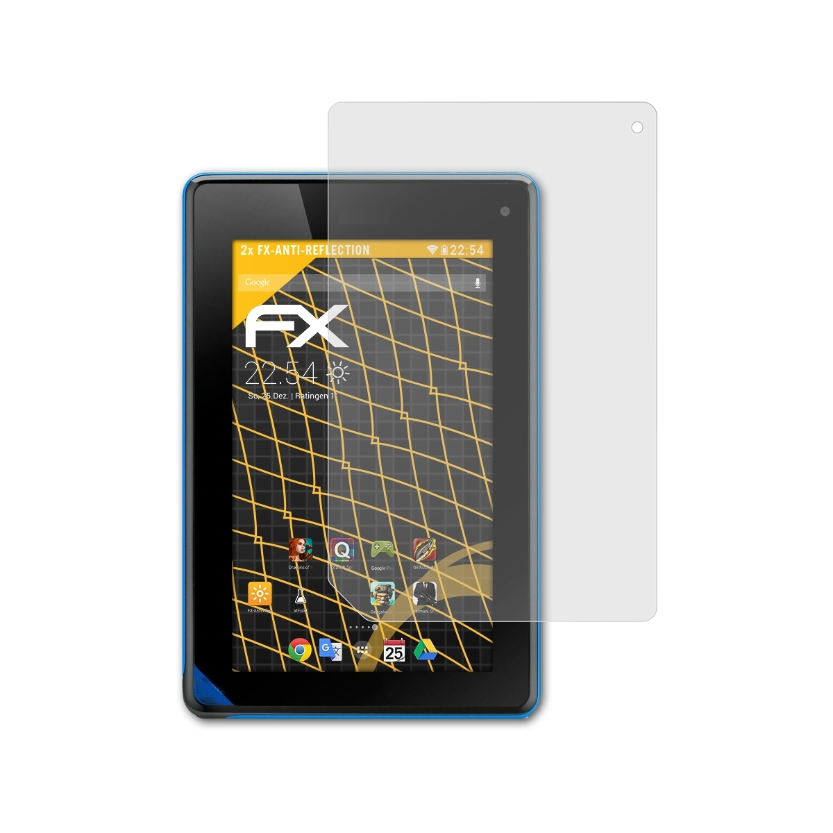 (B1-A71)) Acer 2x B1 Iconia ATFOLIX FX-Antireflex Displayschutz(für