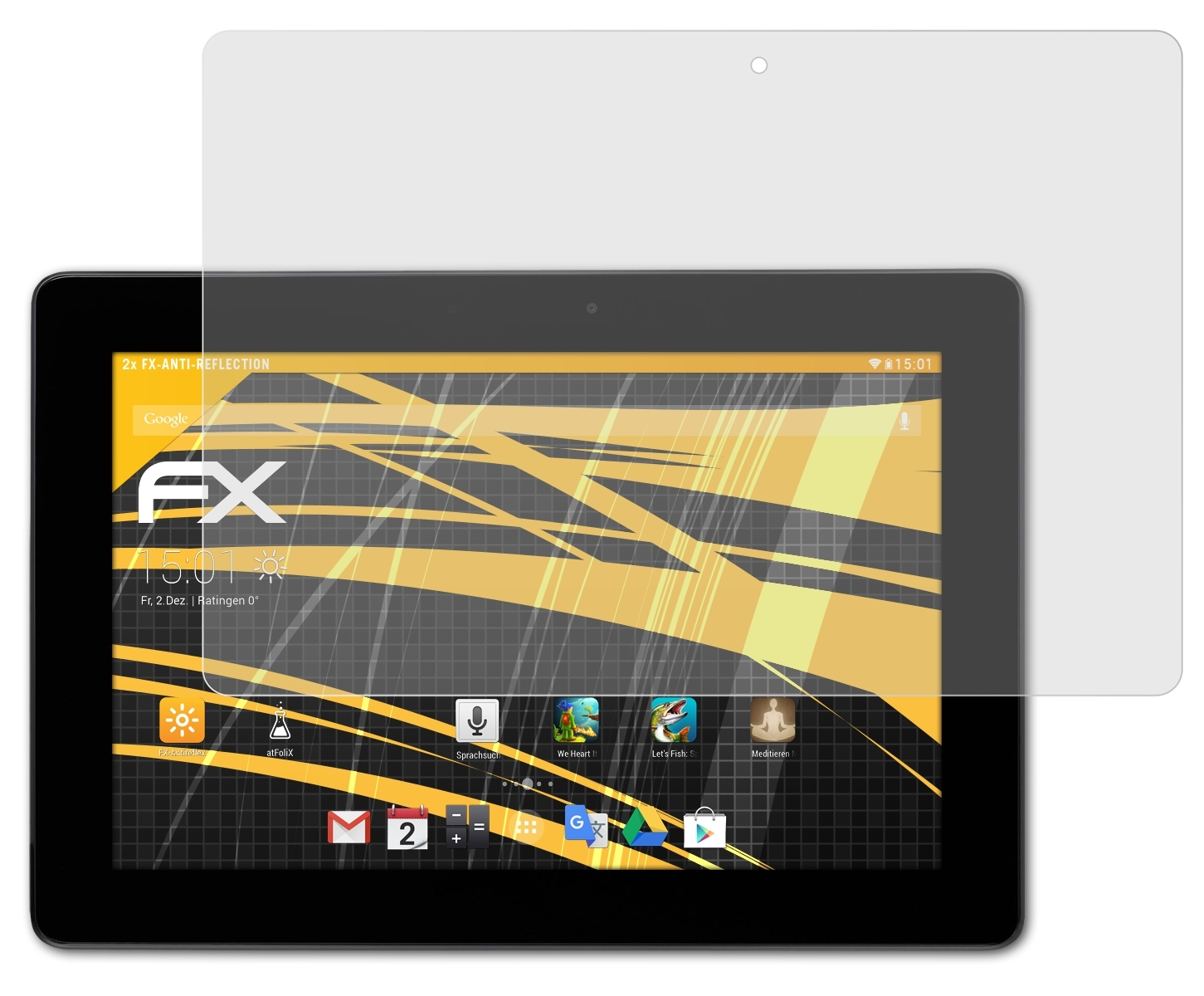 Smart Asus 10.1 FX-Antireflex ME301T) ATFOLIX MeMO Displayschutz(für Pad 2x