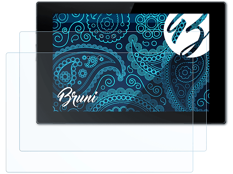 BRUNI Tablet Basics-Clear Sony Schutzfolie(für Z) 2x Xperia