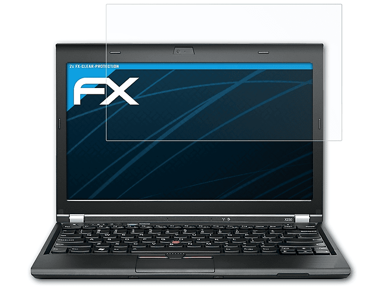 X230t) FX-Clear ThinkPad ATFOLIX 2x Displayschutz(für Lenovo