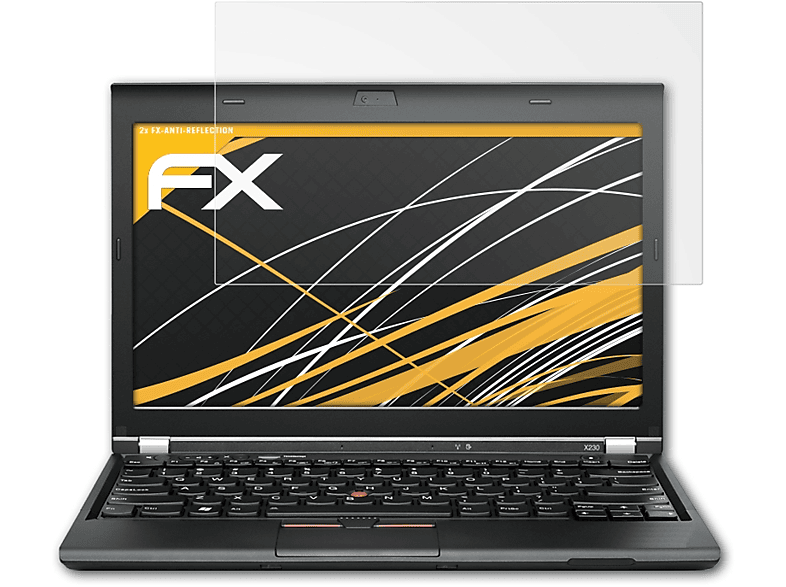 ATFOLIX 2x FX-Antireflex Displayschutz(für Lenovo ThinkPad X230t)