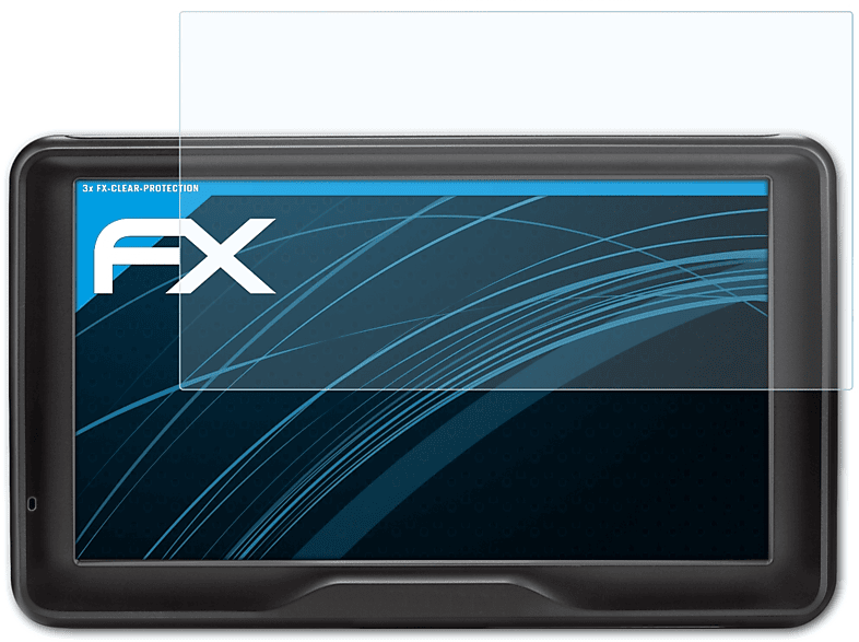 3x 760LMT) FX-Clear Garmin ATFOLIX dezl Displayschutz(für