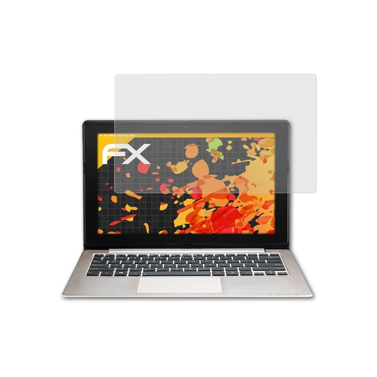 ATFOLIX 2x FX-Antireflex Displayschutz(für S200E) Asus VivoBook