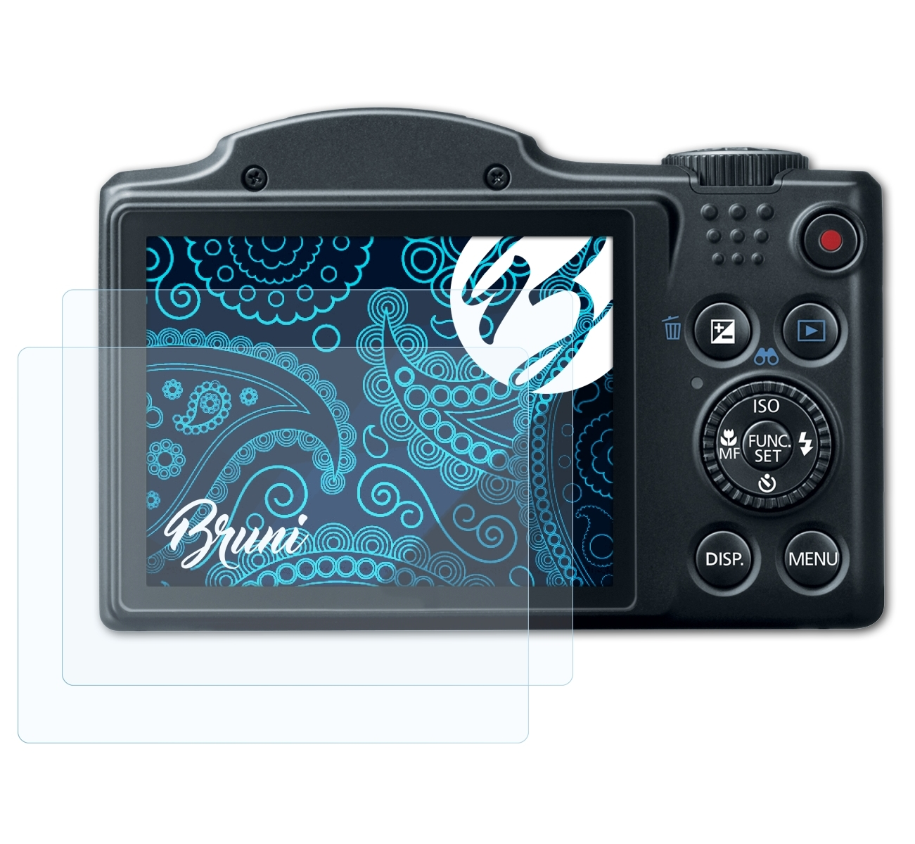 PowerShot SX500 IS) BRUNI Canon Basics-Clear 2x Schutzfolie(für
