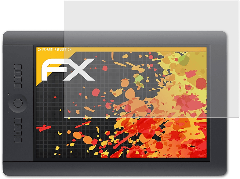 ATFOLIX 2x FX-Antireflex Displayschutz(für Wacom touch INTUOS5 Large)