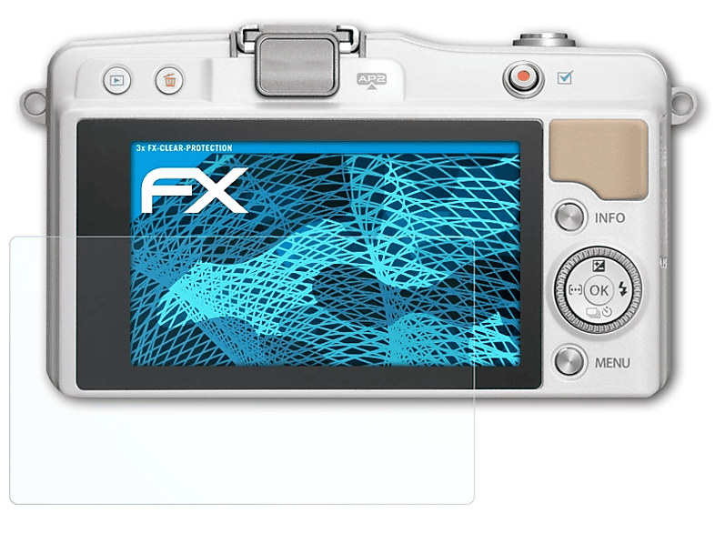 ATFOLIX 3x FX-Clear Displayschutz(für Olympus E-PL5)
