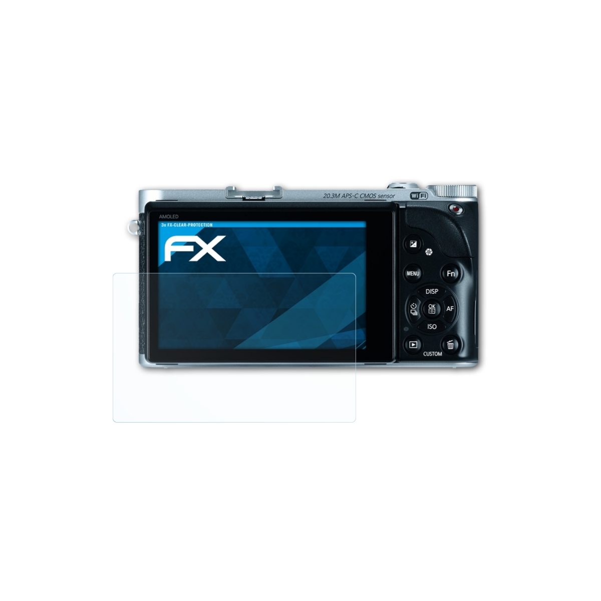 3x FX-Clear Samsung Displayschutz(für ATFOLIX NX300)