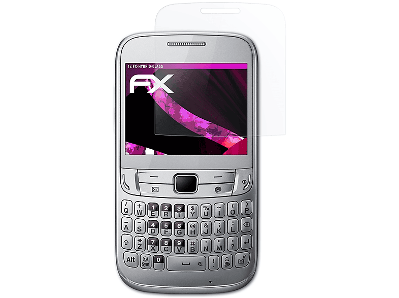 (GT-S3570)) 357 Samsung FX-Hybrid-Glass Schutzglas(für ATFOLIX Chat