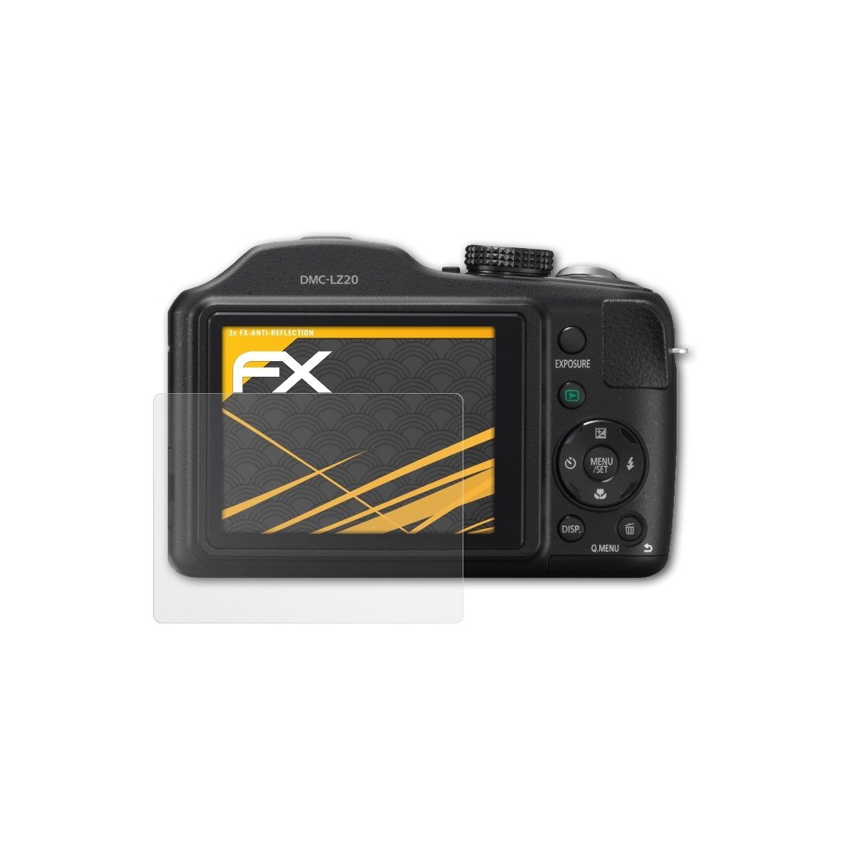 FX-Antireflex ATFOLIX Lumix DMC-LZ20) Displayschutz(für Panasonic 3x