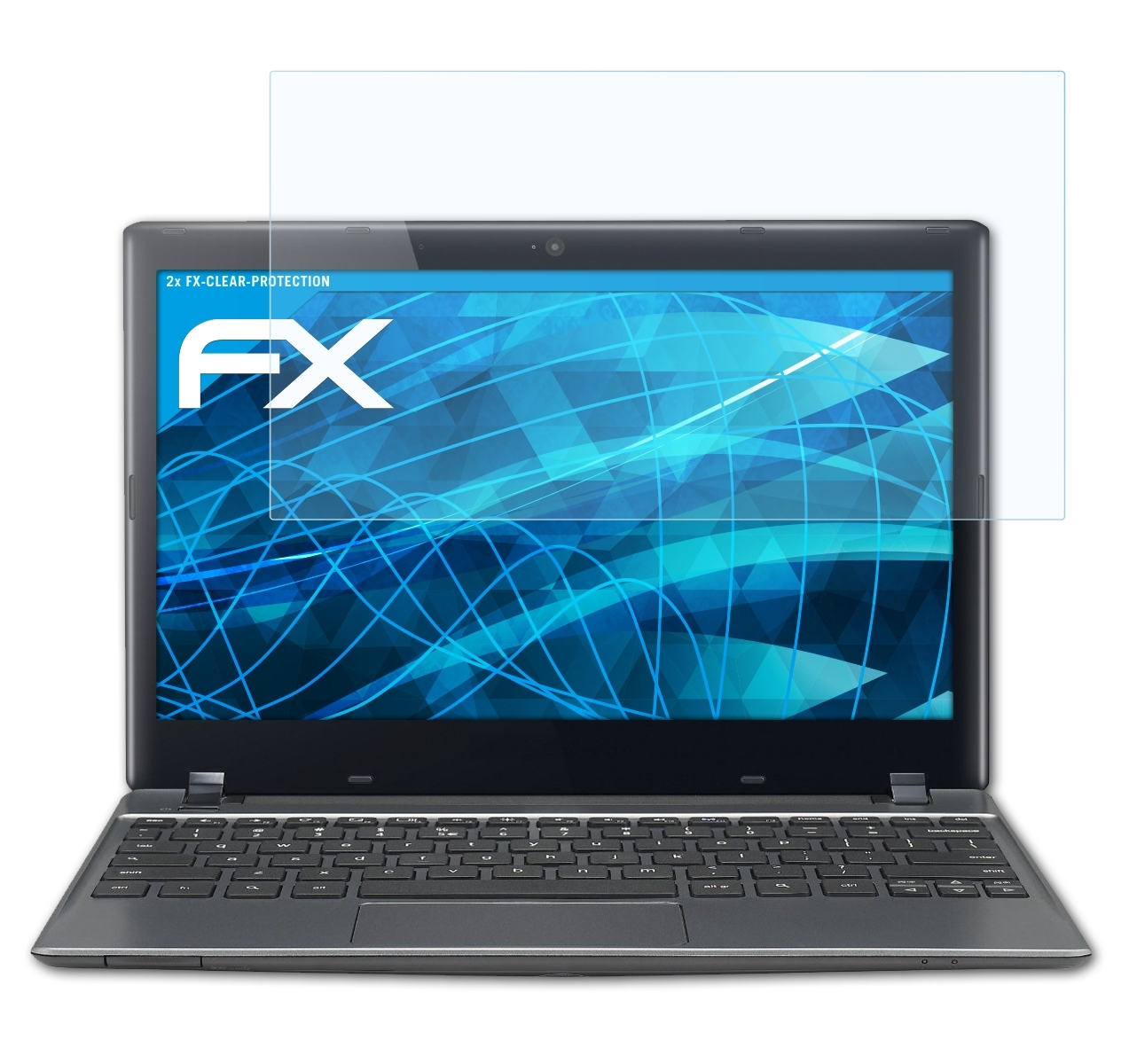 Google 2x ATFOLIX C7 11.6 (C710, FX-Clear (Acer)) Chromebook Inch) Displayschutz(für