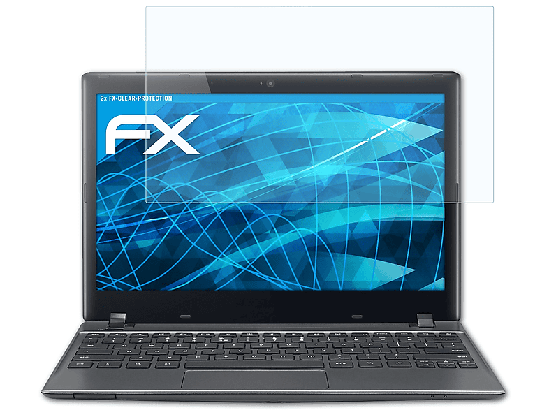 ATFOLIX Inch) Chromebook C7 2x (C710, Displayschutz(für (Acer)) FX-Clear Google 11.6