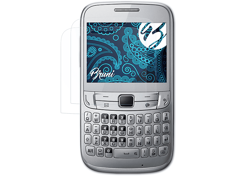 BRUNI (GT-S3570)) 357 Basics-Clear 2x Chat Schutzfolie(für Samsung