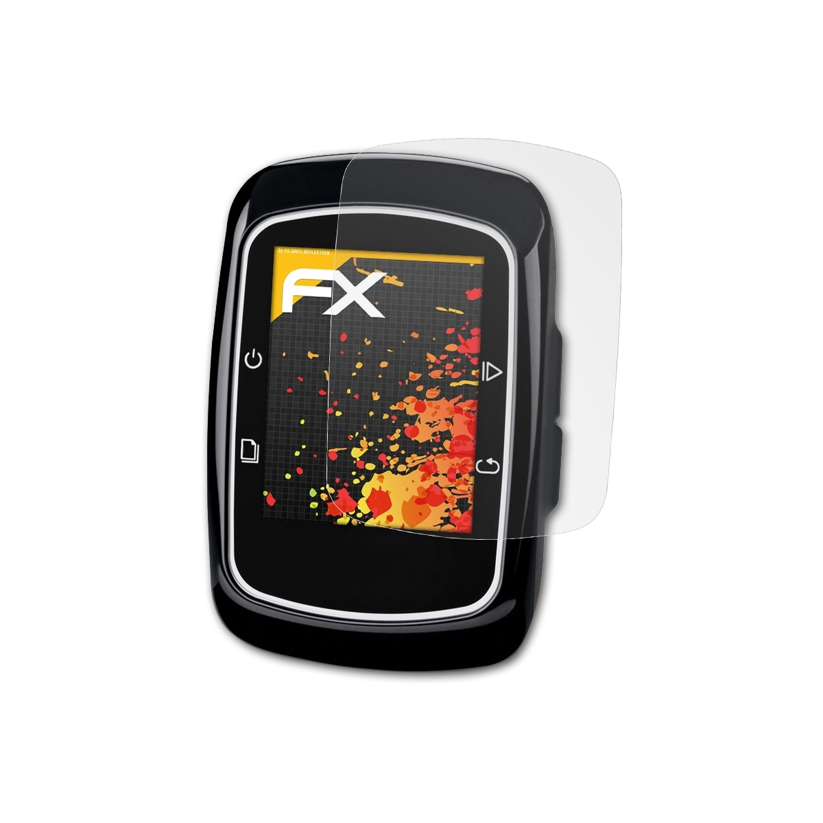ATFOLIX 3x FX-Antireflex Displayschutz(für Garmin 200) Edge