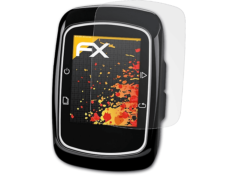 ATFOLIX 3x FX-Antireflex Displayschutz(für Garmin Edge 200)