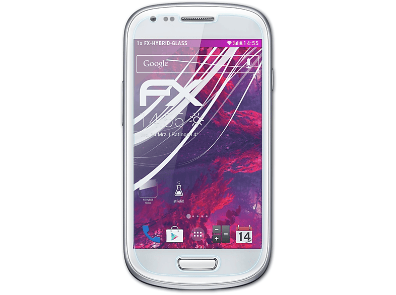 ATFOLIX FX-Hybrid-Glass Galaxy mini (GT-i8190)) Samsung Schutzglas(für S3