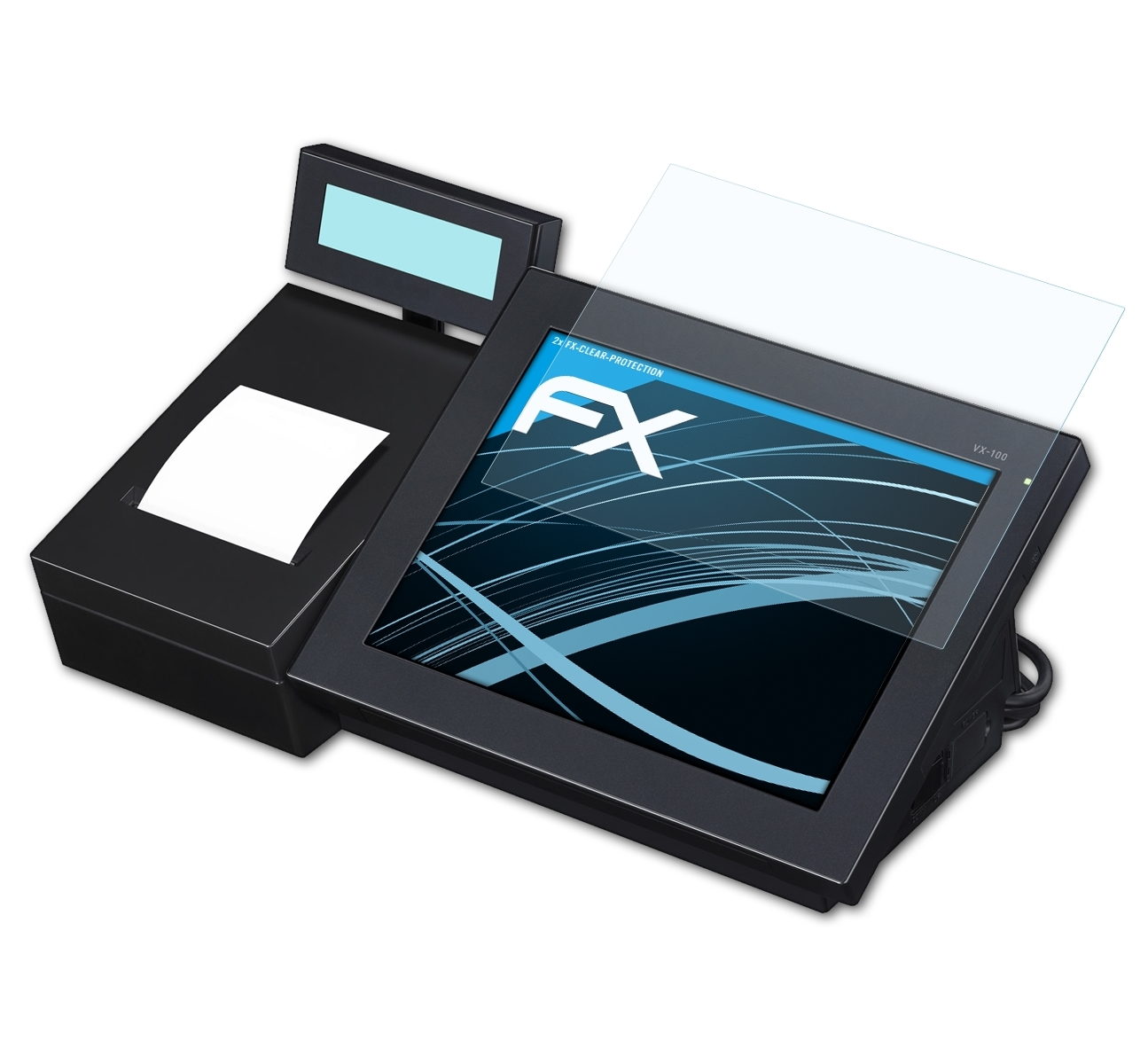 ATFOLIX 2x V-R100) FX-Clear Casio Displayschutz(für