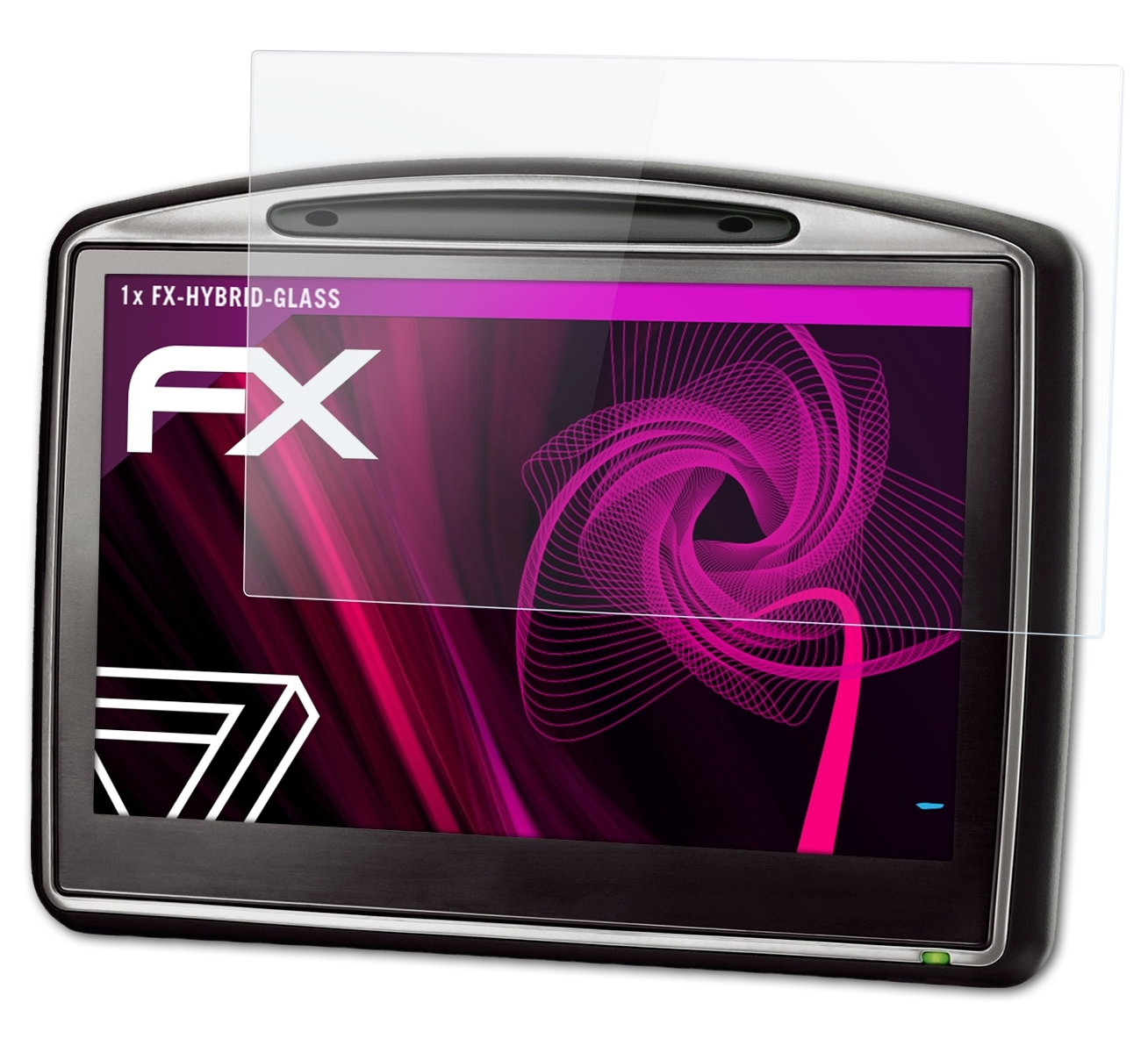 ATFOLIX FX-Hybrid-Glass Schutzglas(für TomTom 7000 GO (2009))