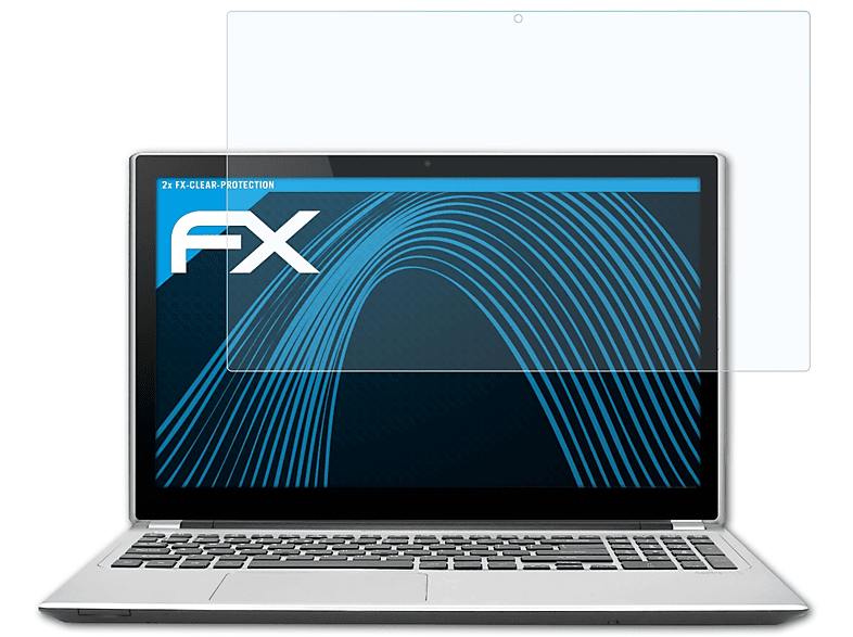 2x FX-Clear V5-571PG) Acer Displayschutz(für Aspire ATFOLIX
