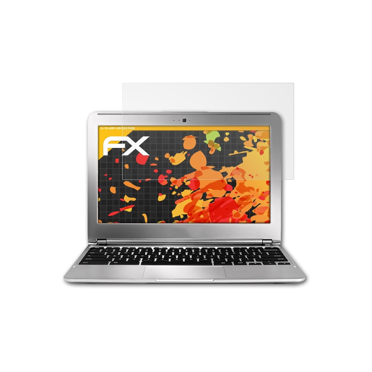 ATFOLIX 2x FX-Antireflex Displayschutz(für Google 3 (11.6 (Samsung)) Chromebook Series Inch)
