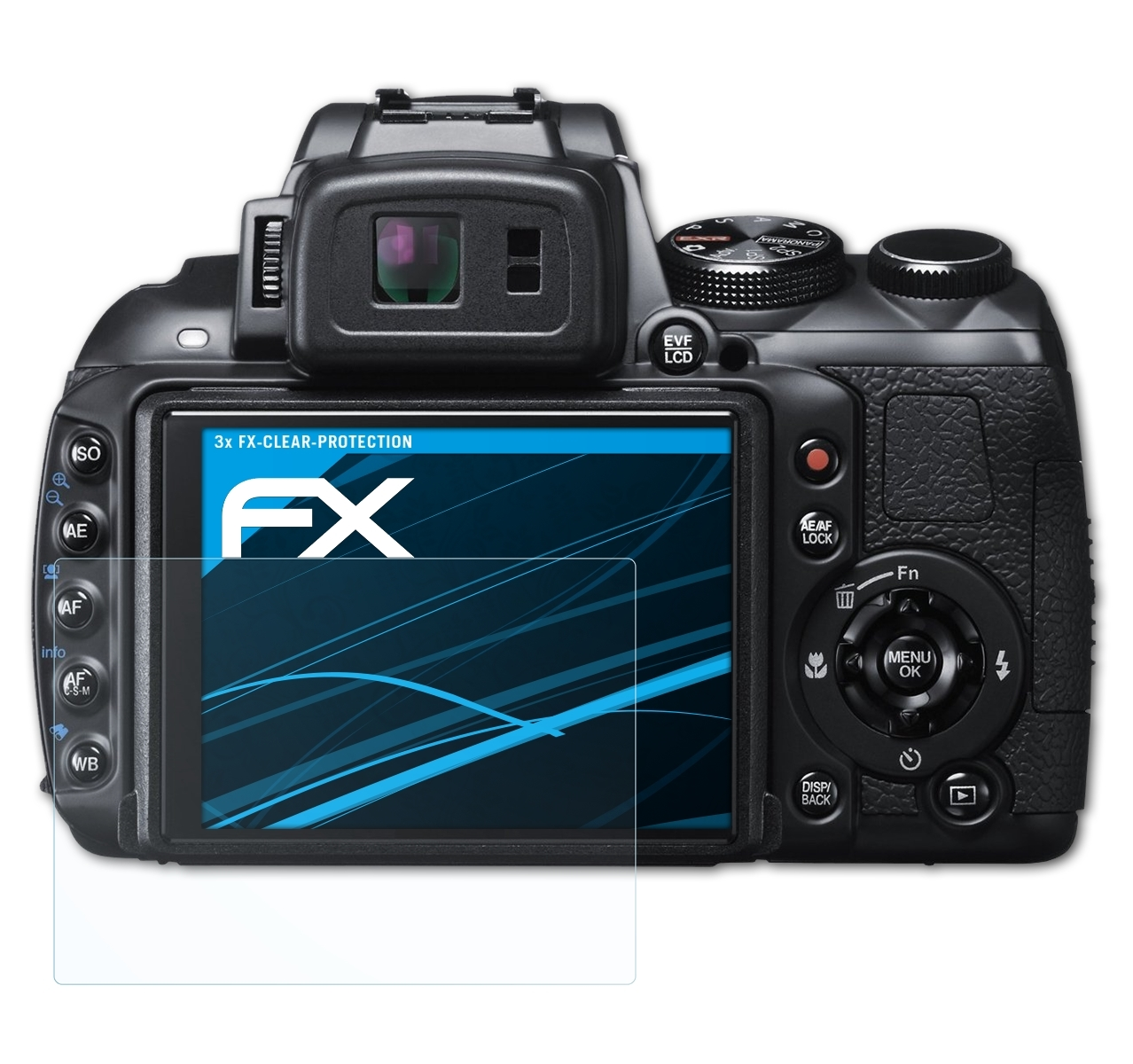 HS35EXR) ATFOLIX FX-Clear Displayschutz(für 3x Fujifilm FinePix