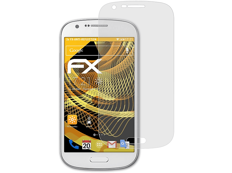 Galaxy Displayschutz(für Express (GT-i8730)) FX-Antireflex 3x Samsung ATFOLIX