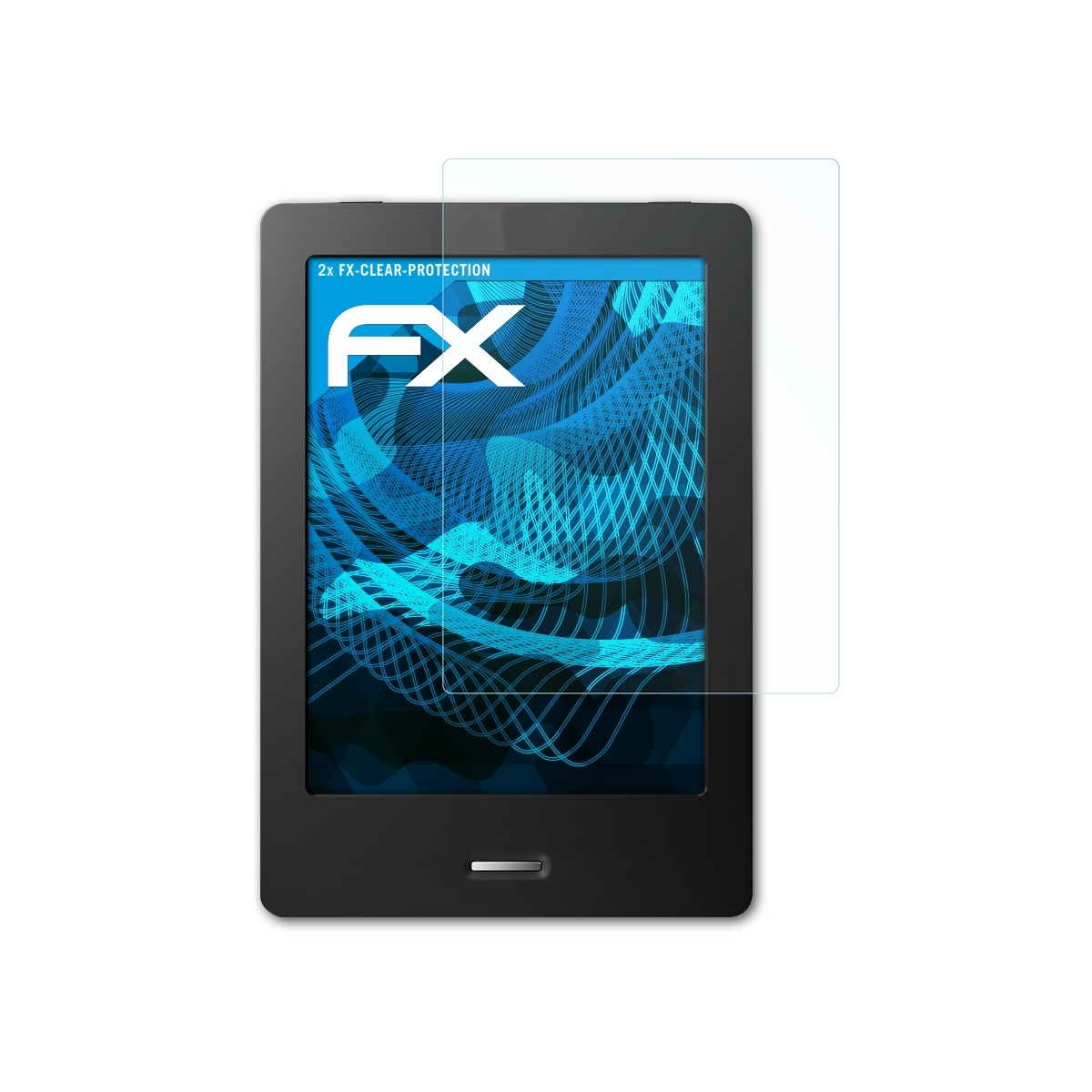 ATFOLIX 2x FX-Clear Displayschutz(für Kobo Touch)