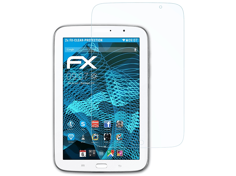 8.0 Note ATFOLIX 2x Displayschutz(für Samsung (GT-N5110)) FX-Clear Galaxy