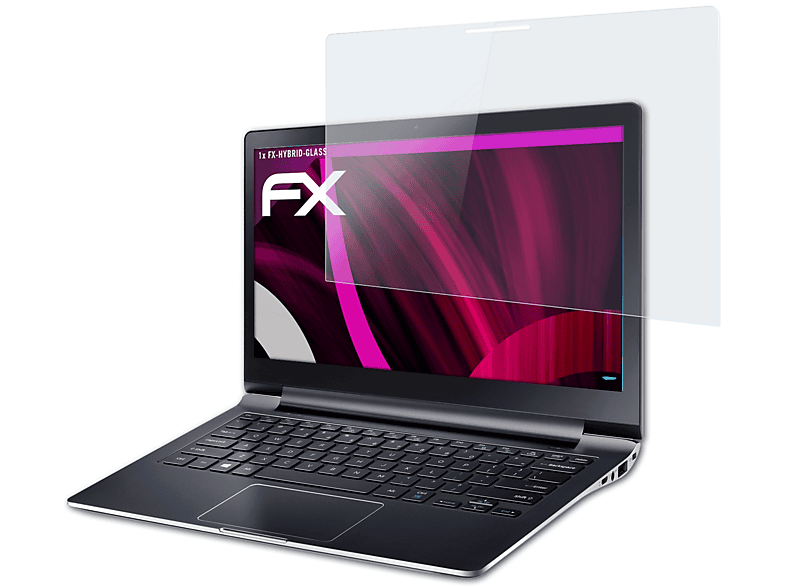 ATFOLIX FX-Hybrid-Glass Schutzglas(für Samsung Ativ Book 9 Plus (940X3G))