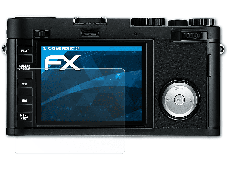 ATFOLIX 3x FX-Clear Leica Vario) X Displayschutz(für