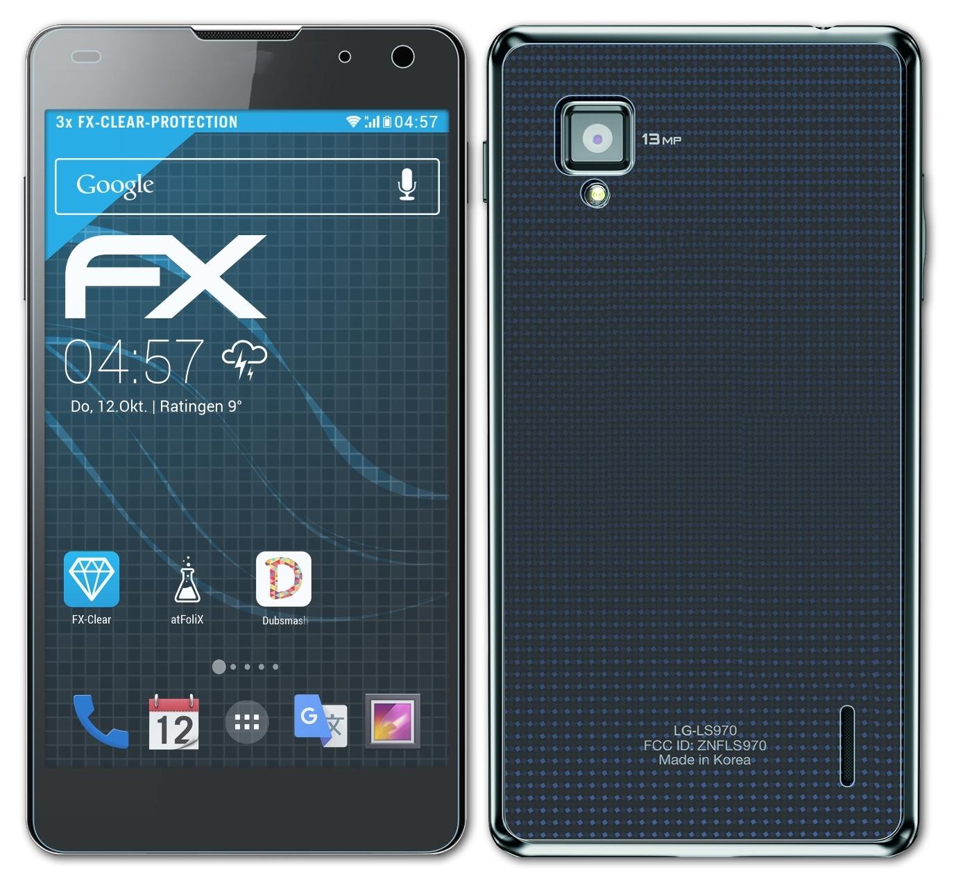 G) ATFOLIX Optimus Displayschutz(für LG FX-Clear 3x
