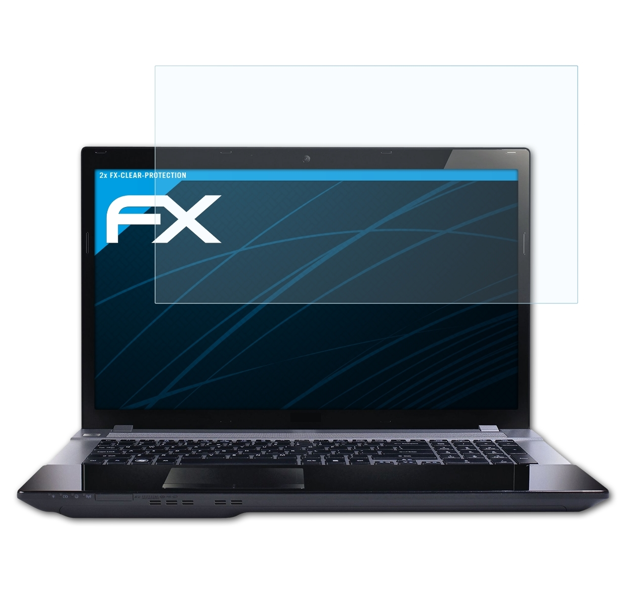 ATFOLIX 2x Displayschutz(für Acer FX-Clear Aspire V3-771G)