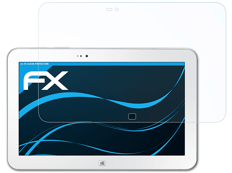 ATFOLIX 2x FX-Clear Displayschutz(für Samsung Ativ Tab 3)