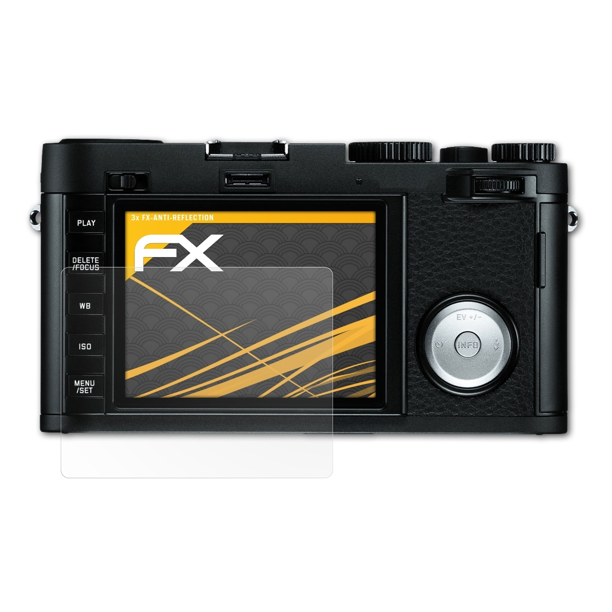 ATFOLIX 3x FX-Antireflex Displayschutz(für X Leica Vario)