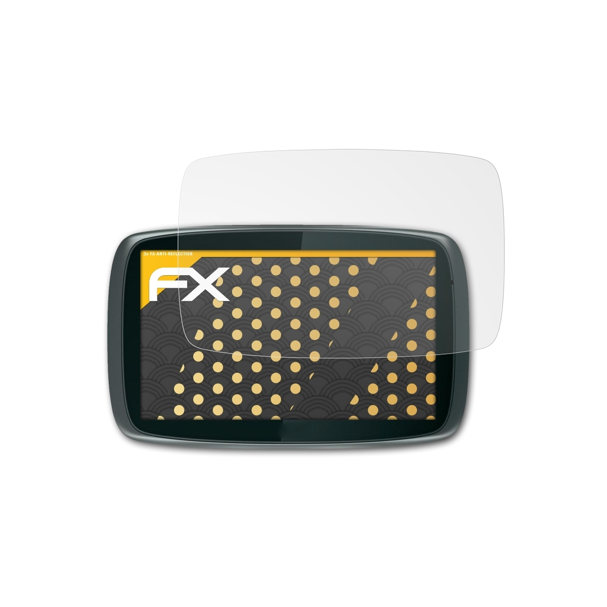 TomTom 6000 (2013)) FX-Antireflex GO Displayschutz(für ATFOLIX 3x