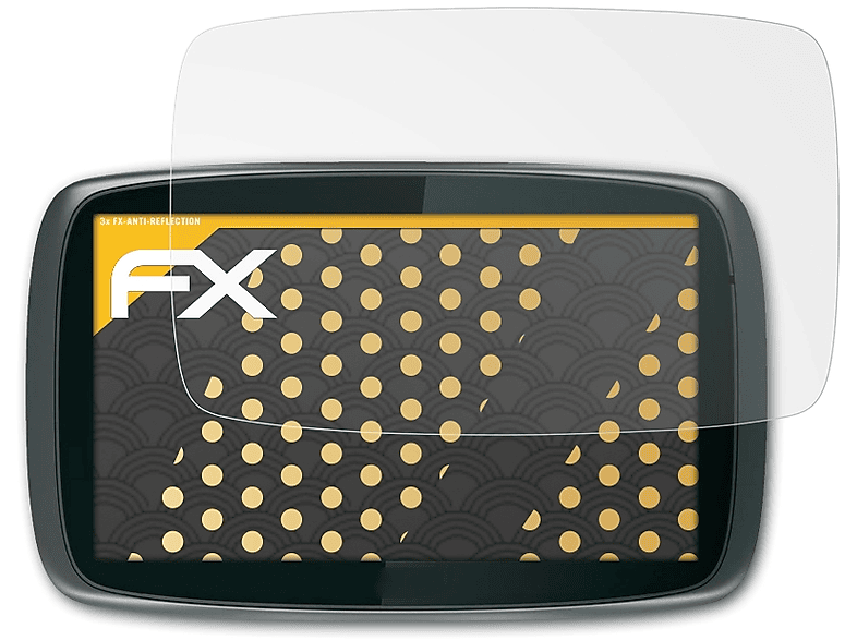 TomTom 6000 (2013)) FX-Antireflex GO Displayschutz(für ATFOLIX 3x