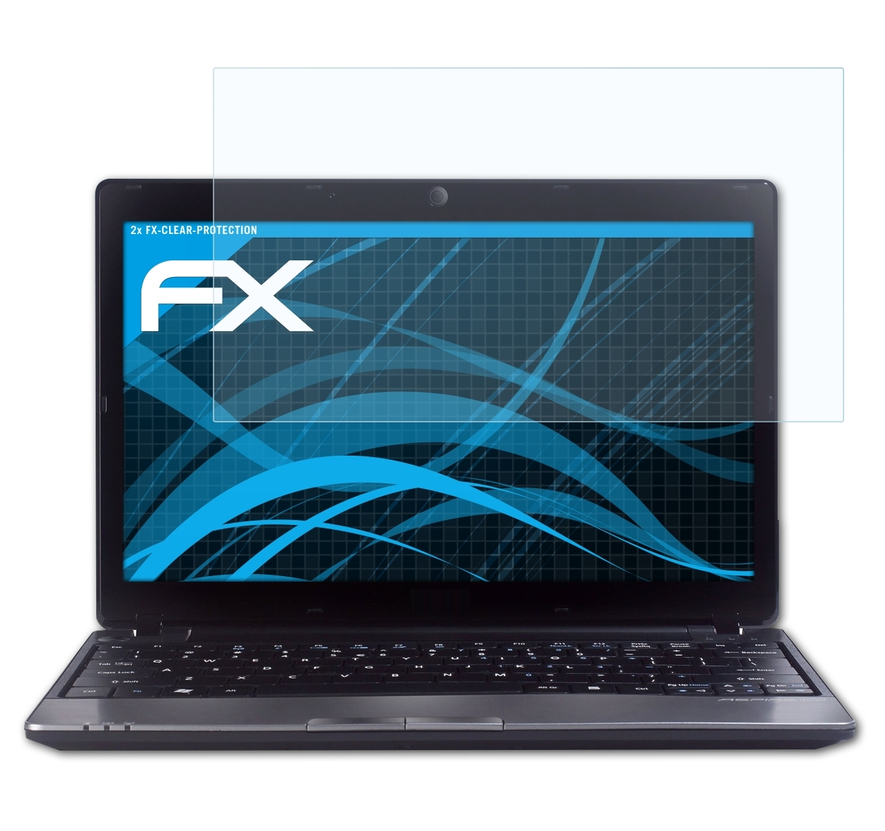 ATFOLIX 2x Displayschutz(für Aspire FX-Clear One 721) Acer