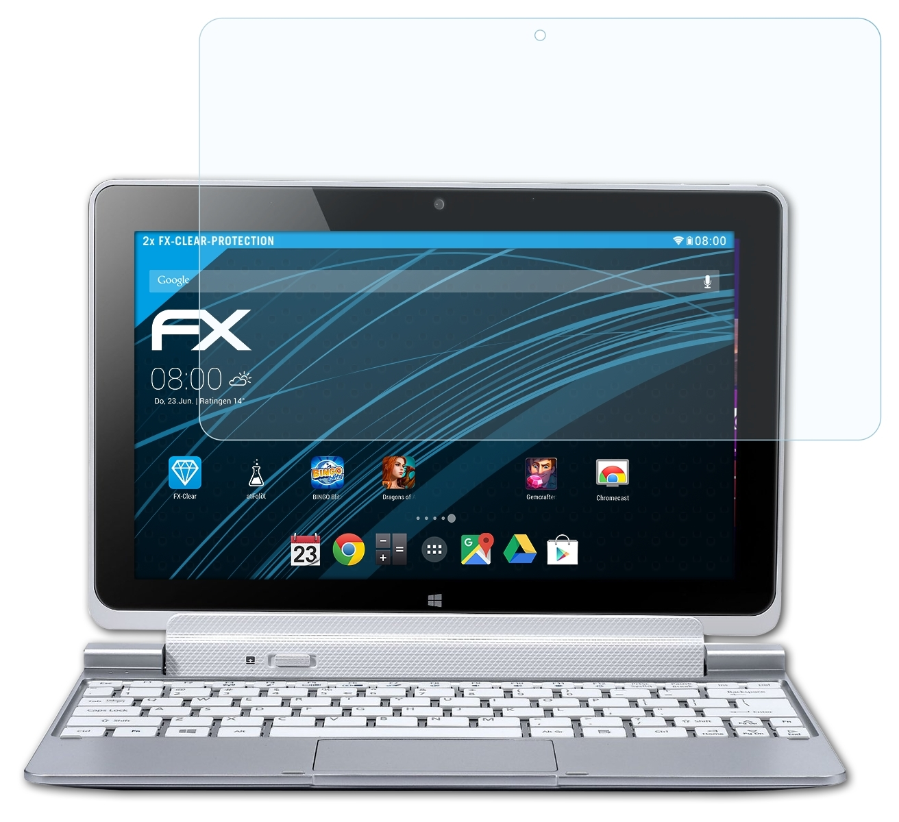 Acer Displayschutz(für Iconia 2x W511) FX-Clear ATFOLIX