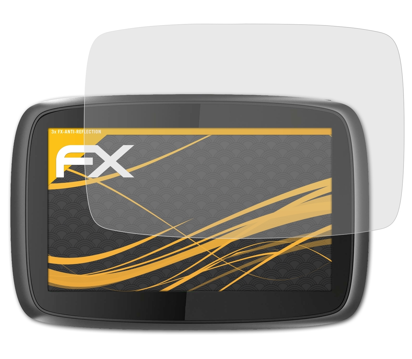 ATFOLIX 3x TomTom GO 400 Displayschutz(für (2013)) FX-Antireflex