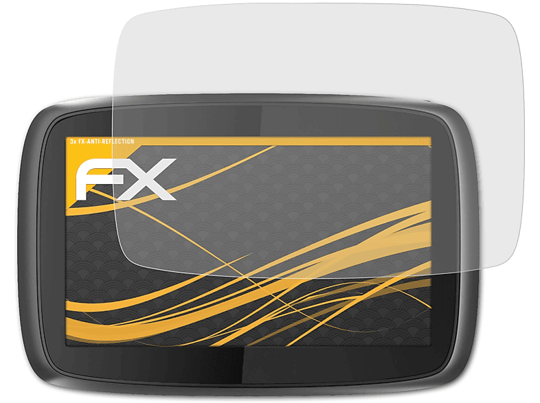 ATFOLIX 3x FX-Antireflex Displayschutz(für TomTom (2013)) GO 400