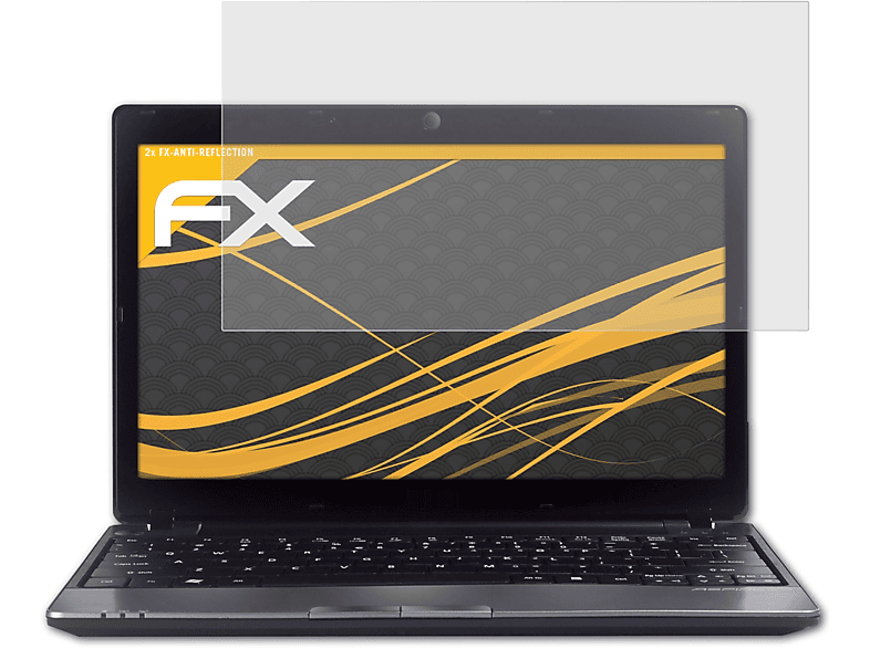 2x Acer 721) Displayschutz(für Aspire FX-Antireflex One ATFOLIX