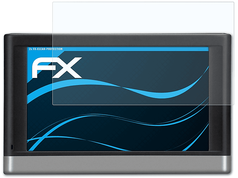 Displayschutz(für nüvi FX-Clear ATFOLIX 2567) Garmin 2x