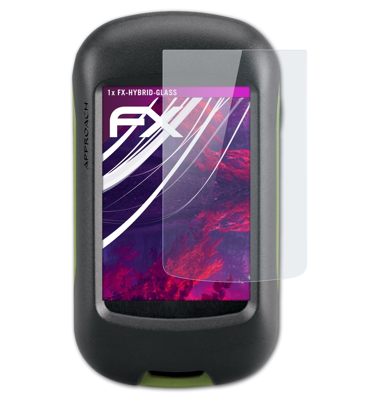 ATFOLIX FX-Hybrid-Glass Schutzglas(für Garmin Approach G3)