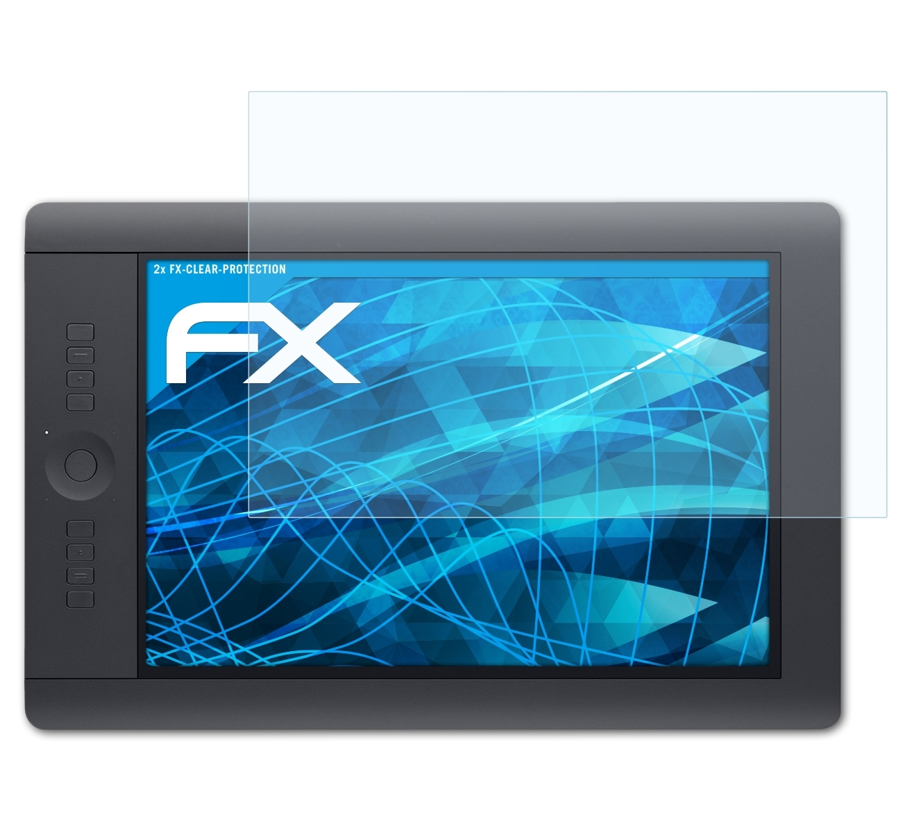 ATFOLIX 2x FX-Clear Displayschutz(für INTUOS5 touch Wacom Large)